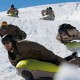 Airboarding, Schwarzwald, Team, Schnee, Winter