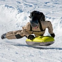 Airboarding, Team, Schnee, Winter